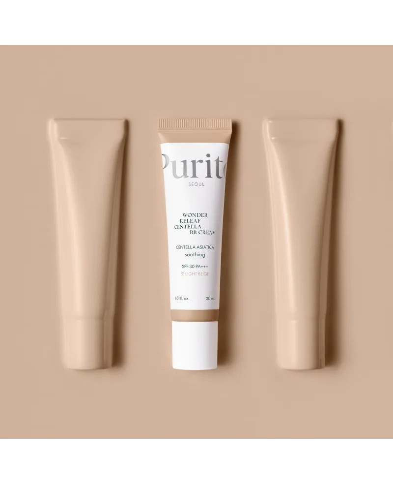 PURITO Seoul Wonder Releaf Centella BB Cream (21 light beige) BB kremas