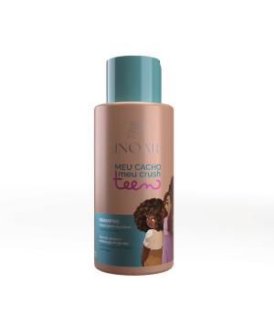 INOAR Meu Cacho Meu Crush Teen Shampoo - šampūnas garbanotiems plaukams 500 ml.