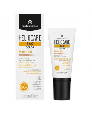 Cantabria Labs Heliocare 360 Water Gelis SPF50+ (Beige), 50ml.
