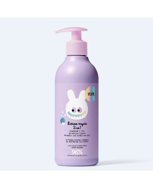 YOPE Šampūnas ir prausiklis vaikams 2 in 1, 400 ml.