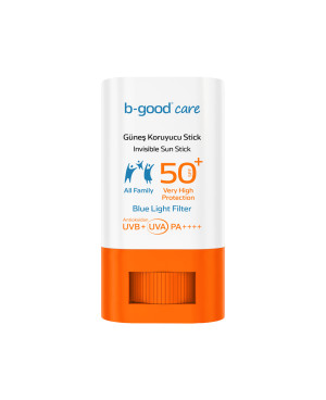 B-good care apsauginis pieštukas nuo saulės SPF50+ visai šeimai 12ml.