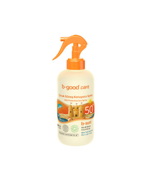 B-good SPF50+ apsauginis purškiklis visai šeimai 150ml.